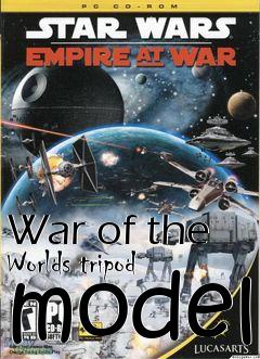 Box art for War of the Worlds tripod model