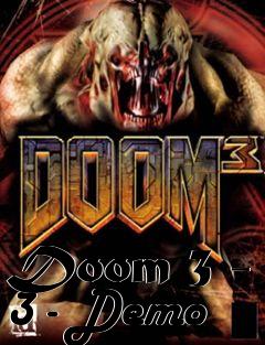 Box art for Doom 3 - 3 - Demo