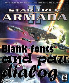 Box art for Blank fonts and pause dialog