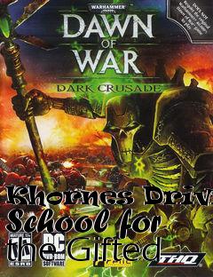 Box art for Khornes Driving School for the Gifted