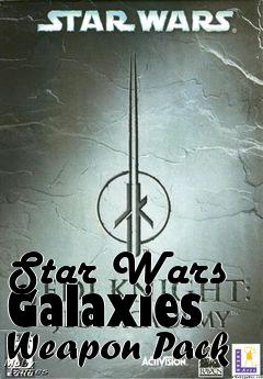 Box art for Star Wars Galaxies Weapon Pack