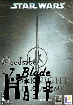 Box art for Bloodsaber - 7 Blade Hilt