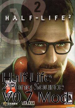 Box art for Half-Life 2 Pong Source V0.7 Mod