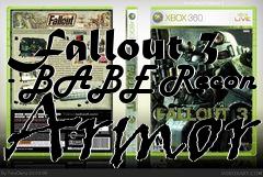 Box art for Fallout 3 - BABE Recon Armor
