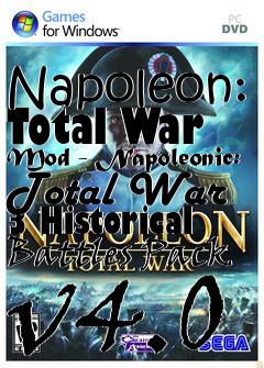 Box art for Napoleon: Total War Mod - Napoleonic: Total War 3 Historical Battles Pack v4.0