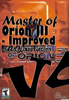 Box art for Master of Orion III - Improved Tech Description v4