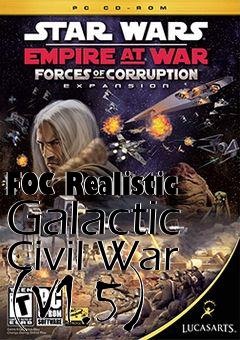 Box art for FOC Realistic Galactic Civil War (V1.5)