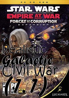 Box art for Realistic Galactic Civil War (1.1)