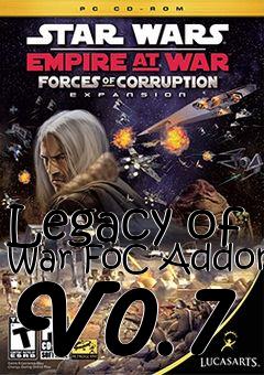 Box art for Legacy of War FoC Addon V0.7