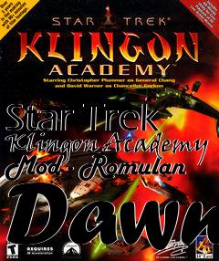 Box art for Star Trek Klingon Academy Mod - Romulan Dawn