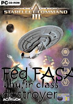 Box art for Fed FASA Thufir class destroyer