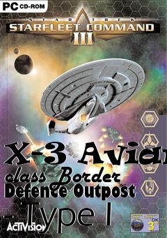 Box art for X-3 Aviary class Border Defence Outpost - Type I