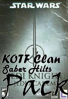 Box art for KOTF Clan Saber Hilts Pack