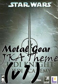 Box art for Metal Gear JKA Theme (v1)