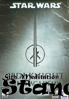 Box art for Sith Meditation Stance