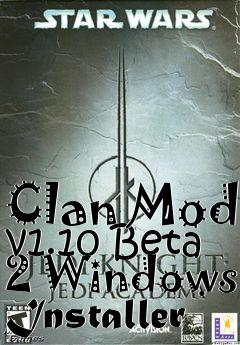 Box art for Clan Mod v1.10 Beta 2 Windows Installer