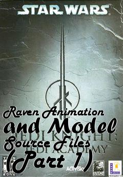 Box art for Raven Animation and Model Source Files (Part 1)