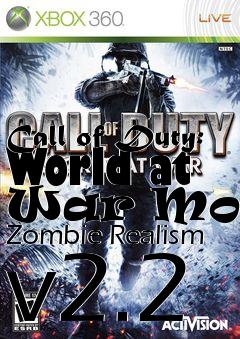 Box art for Call of Duty: World at War Mod - Zombie Realism v2.2