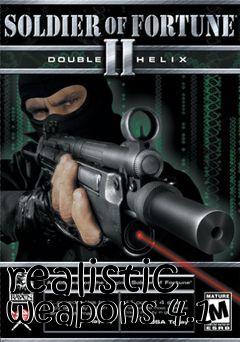 Box art for realistic weapons 4.1