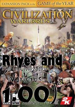 Box art for Rhyes and Fall of Civilization (Warlords 1.00)