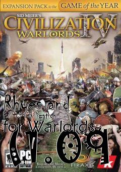 Box art for Rhyes and Fall of Civilization for Warlords (1.09
