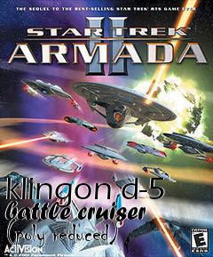 Box art for klingon d-5 battle cruiser (poly reduced)