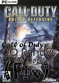 Box art for Call of Duty: UO Randys BF109 Sound (Fix)