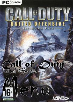 Box art for Call of Duty United Offensive Menu