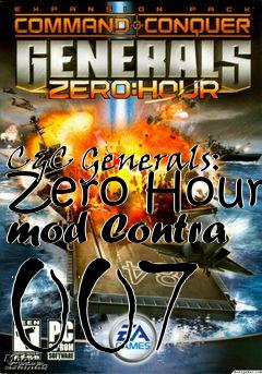 Box art for C&C Generals: Zero Hour mod Contra 007