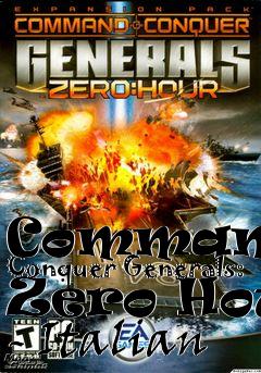 Box art for Command & Conquer Generals: Zero Hour - Italian