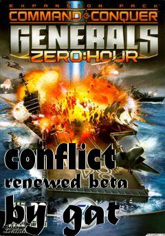 Box art for conflict renewed beta by gat