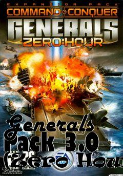 Box art for Generals Pack 3.0 (Zero Hour)