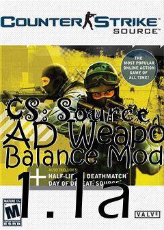 Box art for CS: Source AD Weapon Balance Mod 1.1a