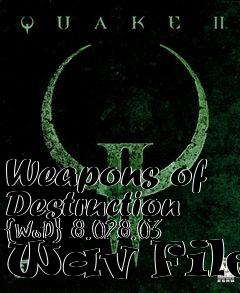 Box art for Weapons of Destruction {WoD} 8.028.03 Wav Files