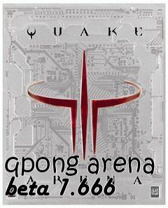 Box art for qpong arena beta 1.666
