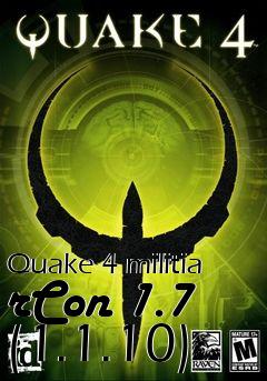 Box art for Quake 4 militia rCon 1.7 (1.1.10)