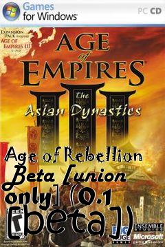Box art for Age of Rebellion Beta [union only] (0.1 [beta])