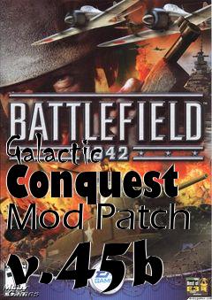 Box art for Galactic Conquest Mod Patch v.45b