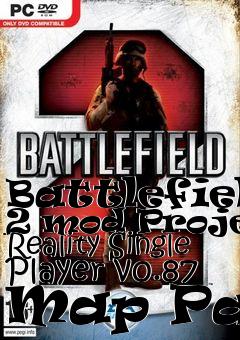 Box art for Battlefield 2 mod Project Reality Single Player v0.87 Map Pack