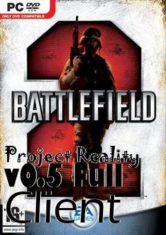 Box art for Project Reality v0.5 Full Client
