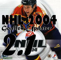 Box art for NHL 2004 Goalies Updater 2.1