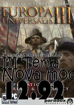 Box art for Europa Universalis III Terra Nova mod 12.92