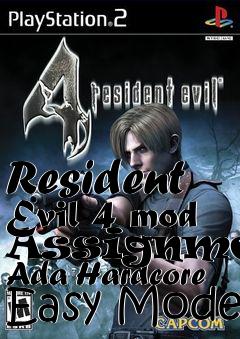 Box art for Resident Evil 4 mod Assignment Ada Hardcore Easy Mode