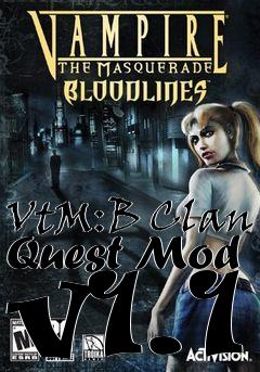 Box art for VtM:B Clan Quest Mod v1.1