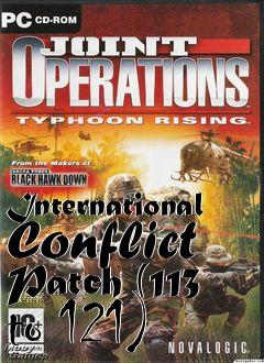Box art for International Conflict Patch (113 to 121)