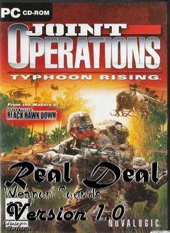 Box art for Real Deal Weapon Sounds Version 1.0
