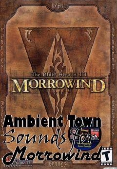 Box art for Ambient Town Sounds for Morrowind