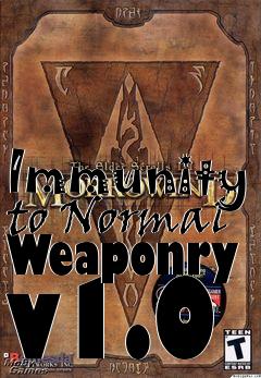Box art for Immunity to Normal Weaponry v1.0