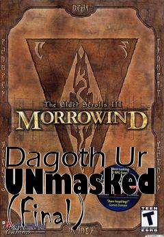 Box art for Dagoth Ur UNmasked (Final)
