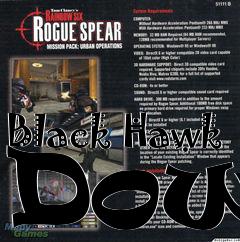 Box art for Black Hawk Down